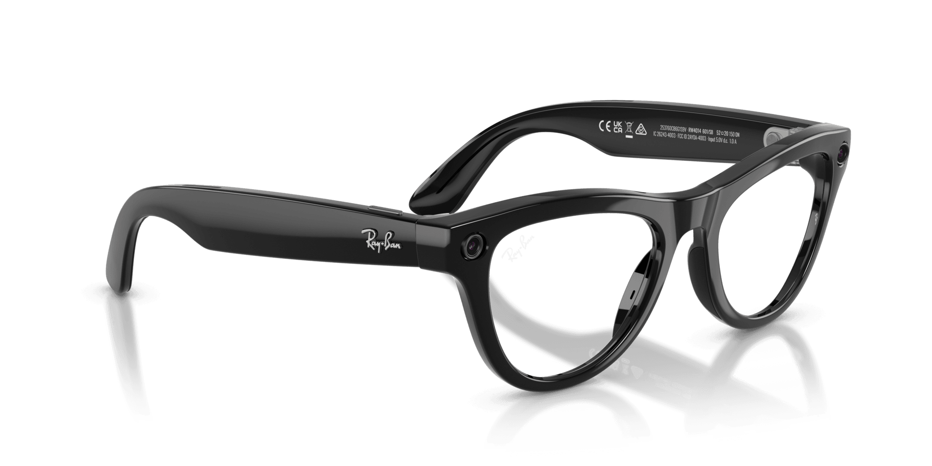 Ray-Ban | Meta Wayfarer Large Shiny Black